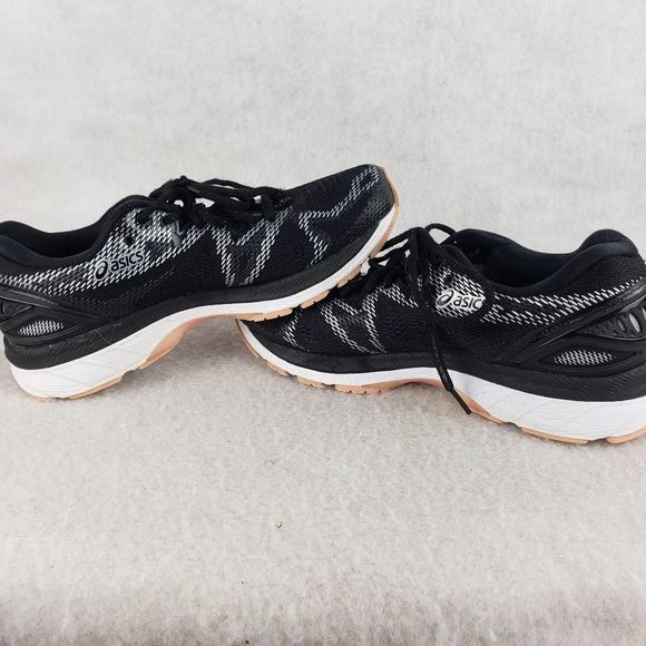 Asics Womens Gel Nimbus 20 T850N Black Running Shoes Lace Up Low Top Siz… - Picture 6 of 9